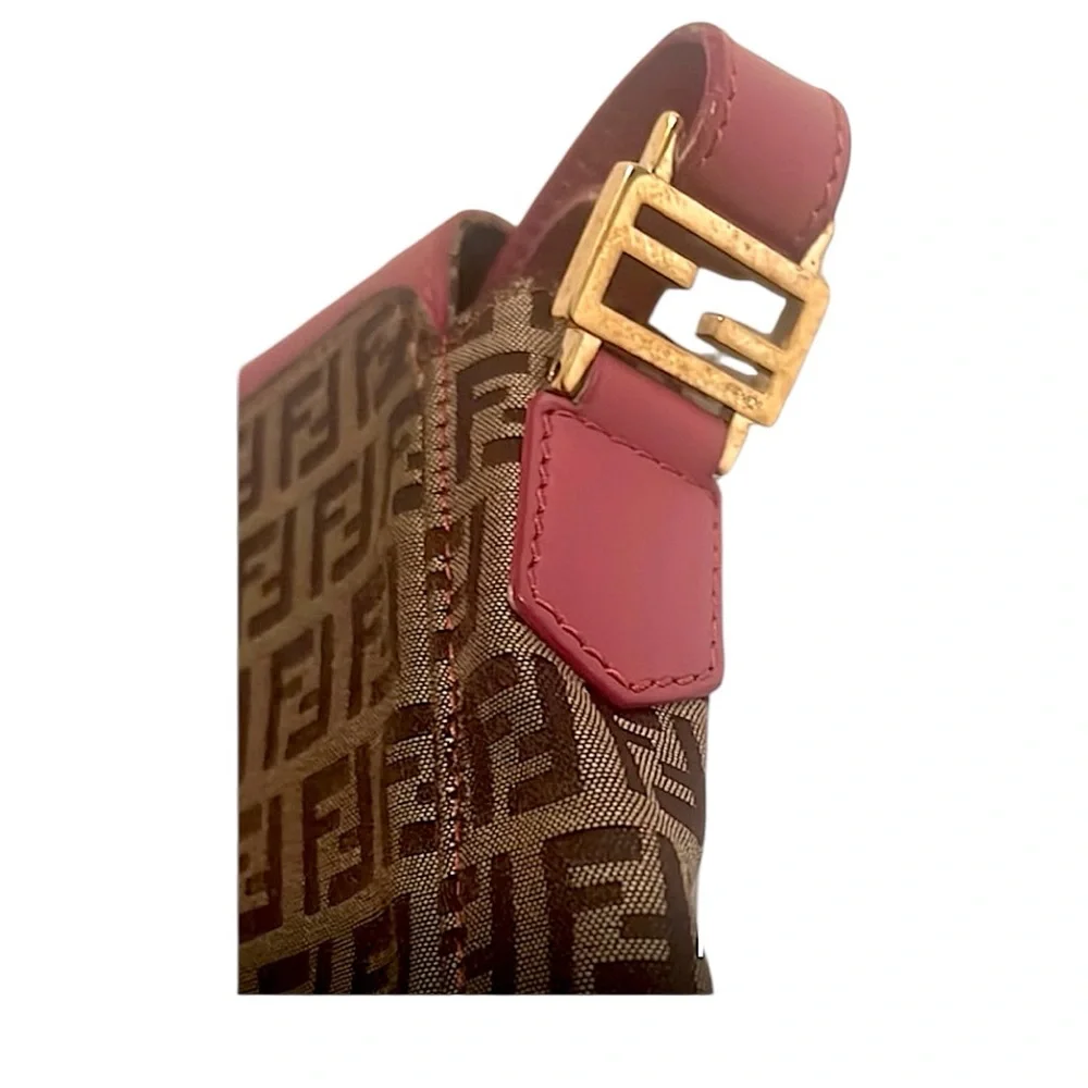 FENDI Tan and Pink Crossbody Bag - Picture 7 of 15